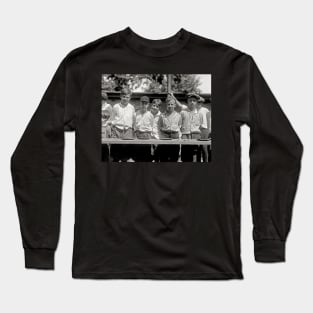 Pie Eating Contest, 1923. Vintage Photo Long Sleeve T-Shirt